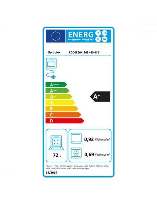 ELECTROLUX EOD 6 P 66 X