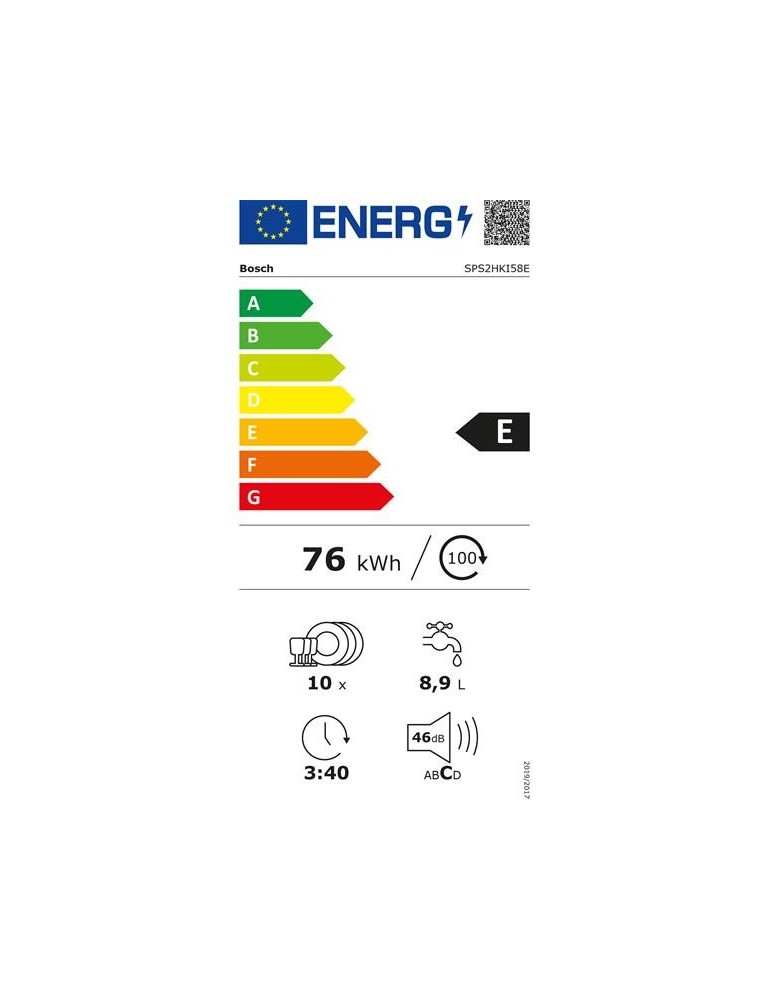 BOSCH SPS 2 HKI 58 E