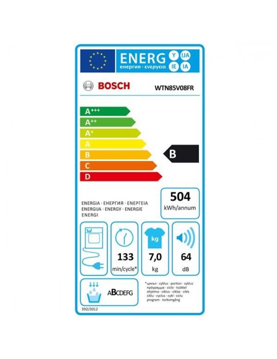 BOSCH WTN 85 V 08 FR