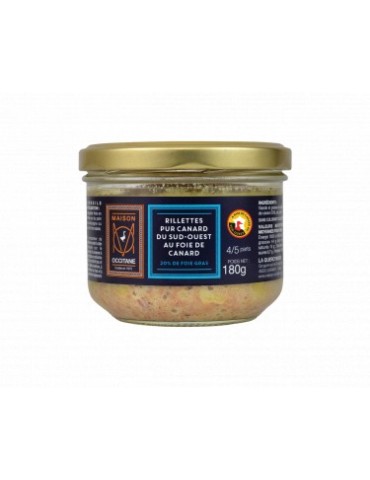 RILLETTES PUR CANARD AU FOIE DE CANARD
