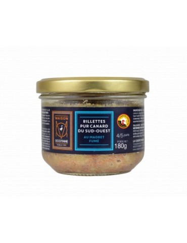 RILLETTES PUR CANARD DU SUD OUEST AU MAGRET FUME
