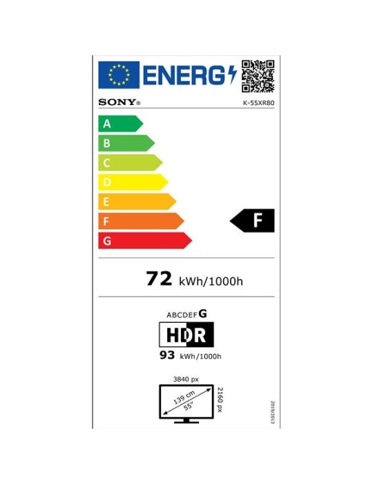 SONY K 55 XR 80 PAEP