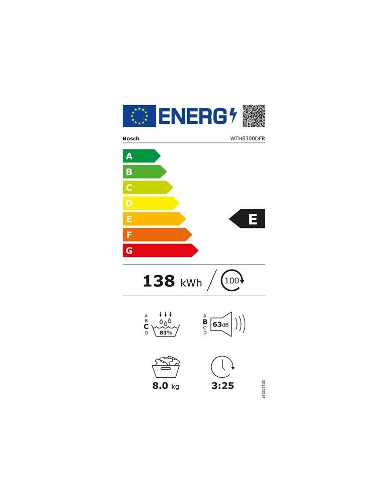 BOSCH WTH 8300 DFR