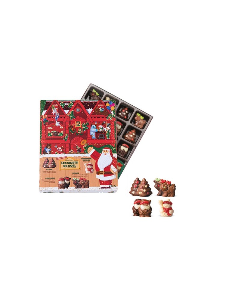 BOITE SUJETS DE NOEL 245 G