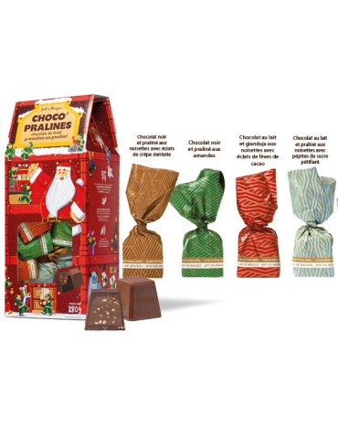 BOITE CHOCO PRALINES 280 G