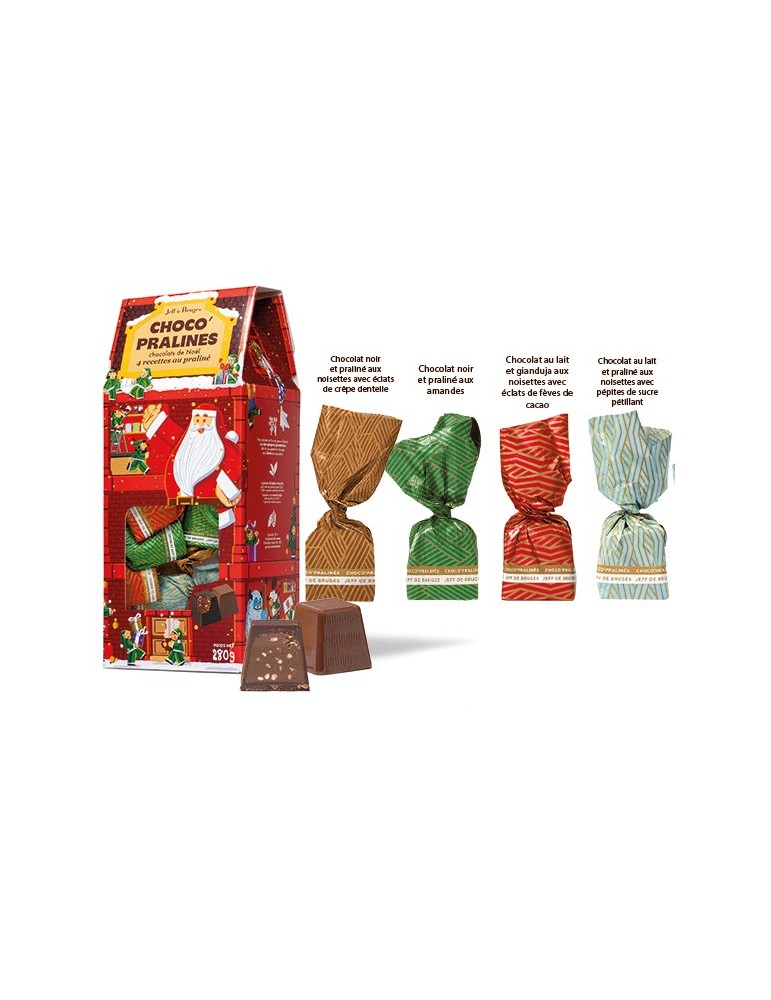 BOITE CHOCO PRALINES 280 G