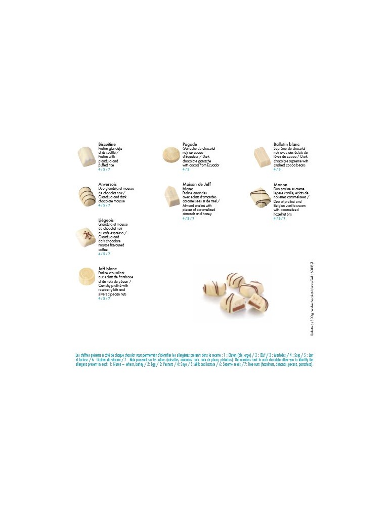 BALLOTIN BLANC 500 G